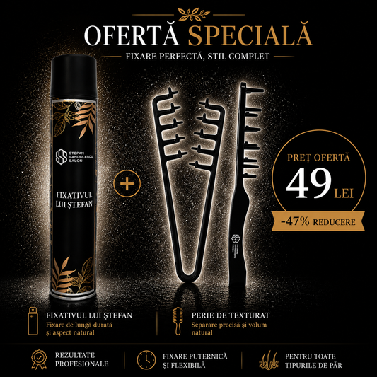 Colecție Fixativ + Perie de Texturat