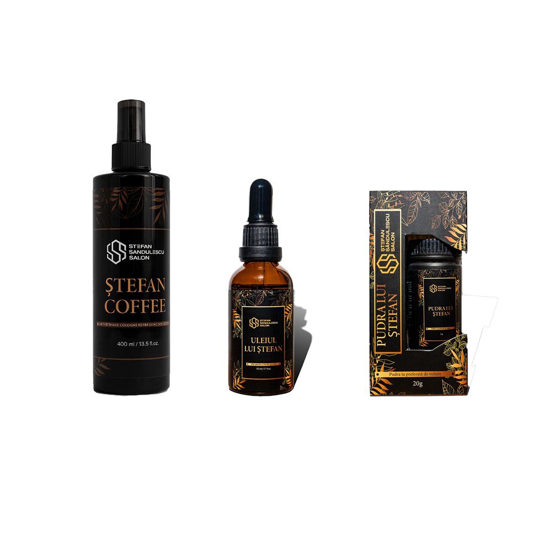 Pudră + Aftershave + Ulei