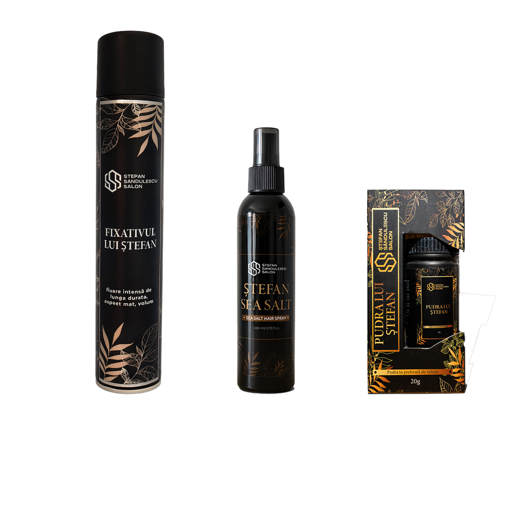 SaltSpray + Pudră + Fixativ