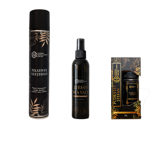 SaltSpray + Pudră + Fixativ